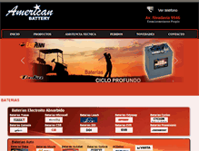 Tablet Screenshot of americanbattery.com.ar